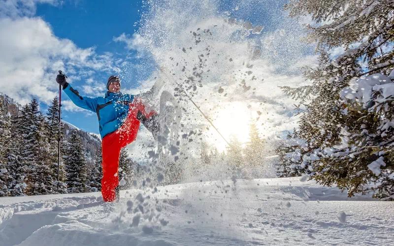 Snowshoeing on Etna