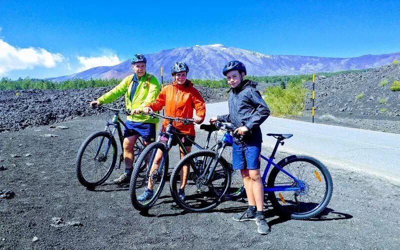 Mountain biking from Etna to the sea