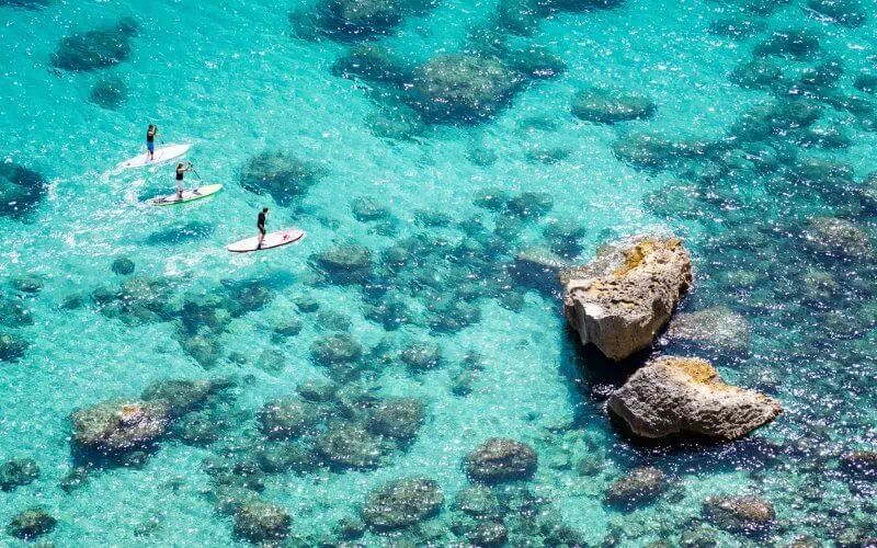 Stand up paddle in Taormina