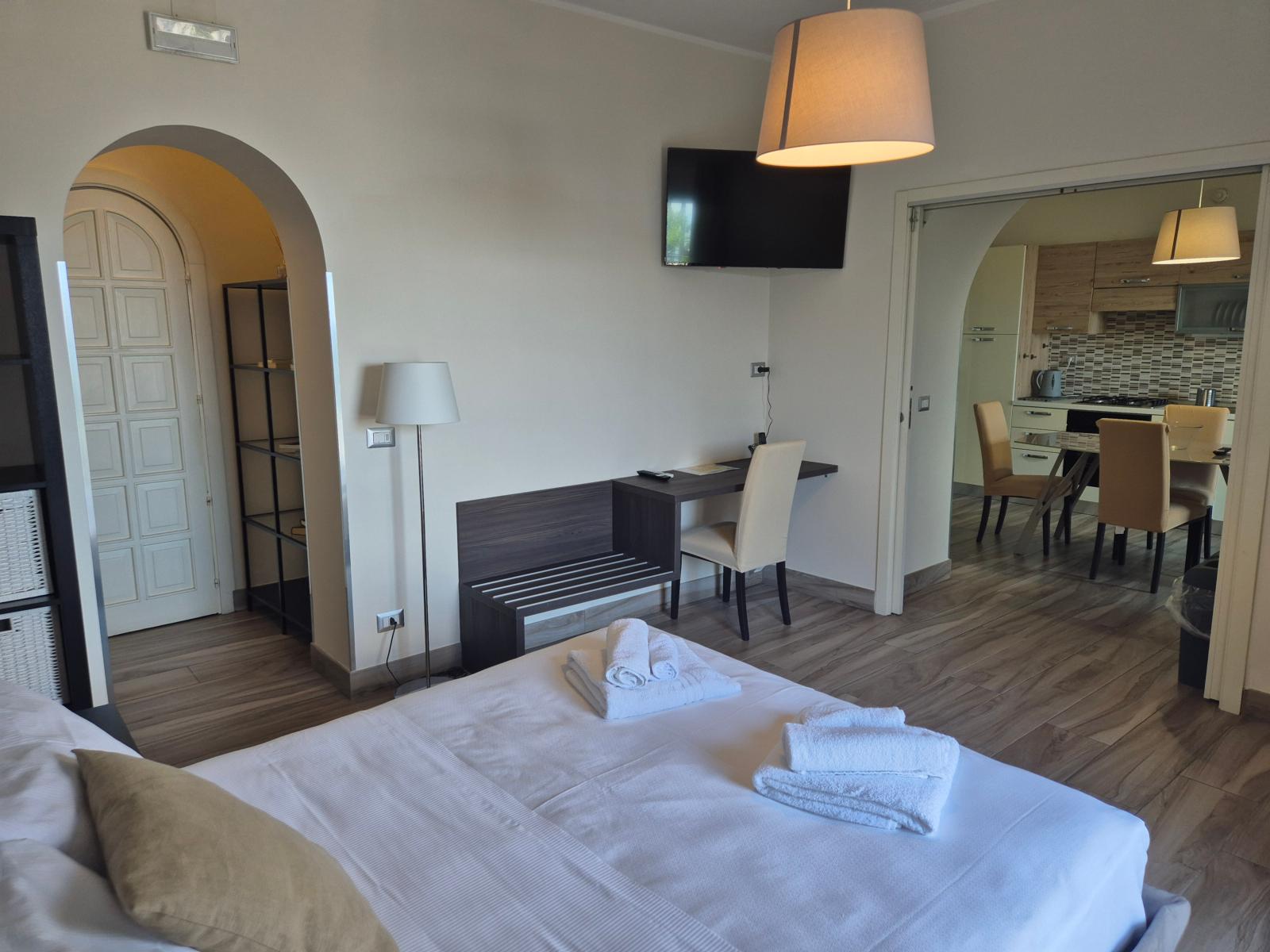 Apartment mit 2 Schlafzimmern und Balkon